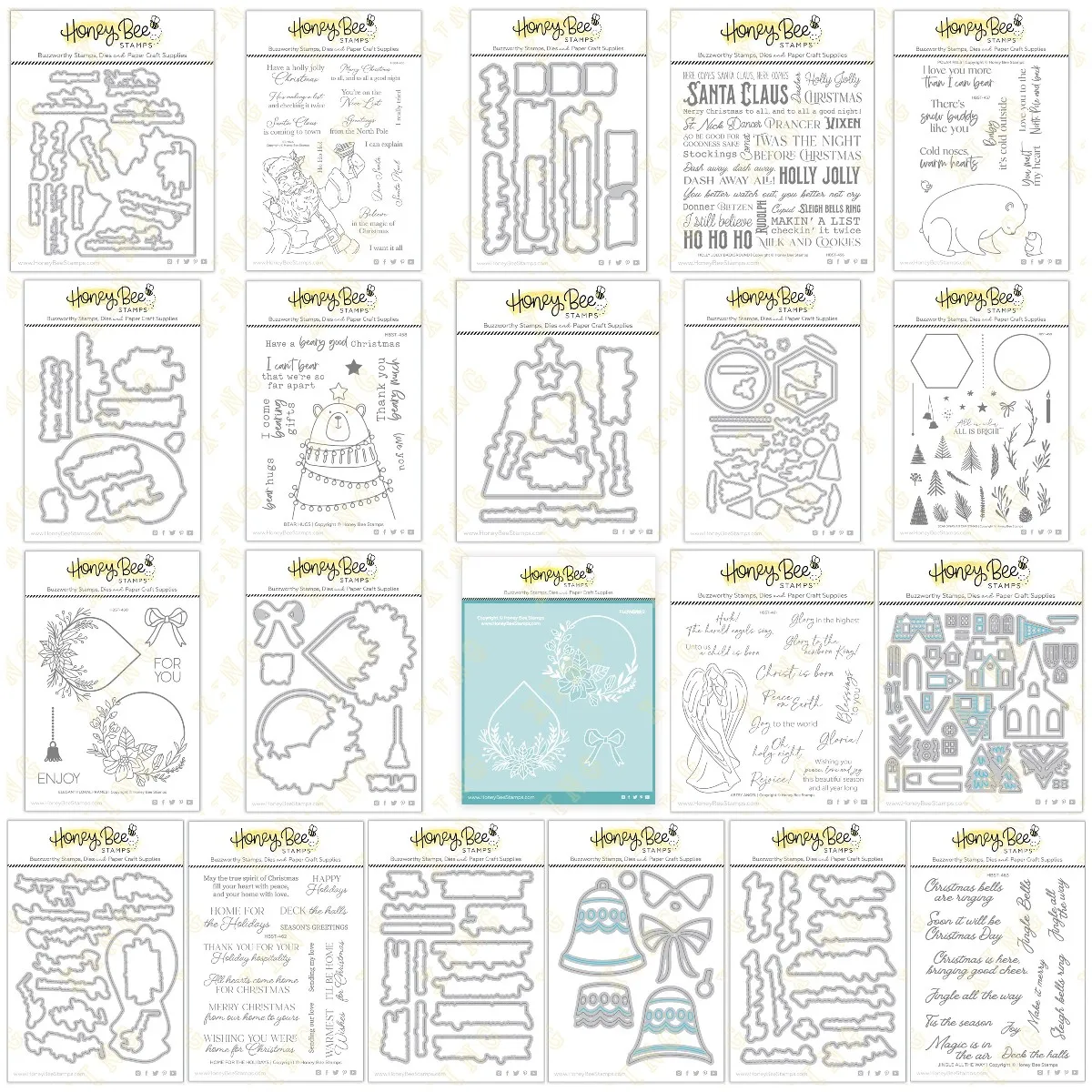 

2022 New Arrival Christmas Tree Bear Metal Cutting Dies Clear Stamps Stencil for Scrapbook Diary Decoration Embossing Template