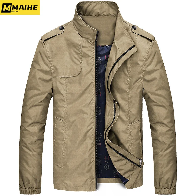 2023 new upscale brand men's jacket spring and autumn windproof leisure coat sports fashion clothing outdoor men's trench coat