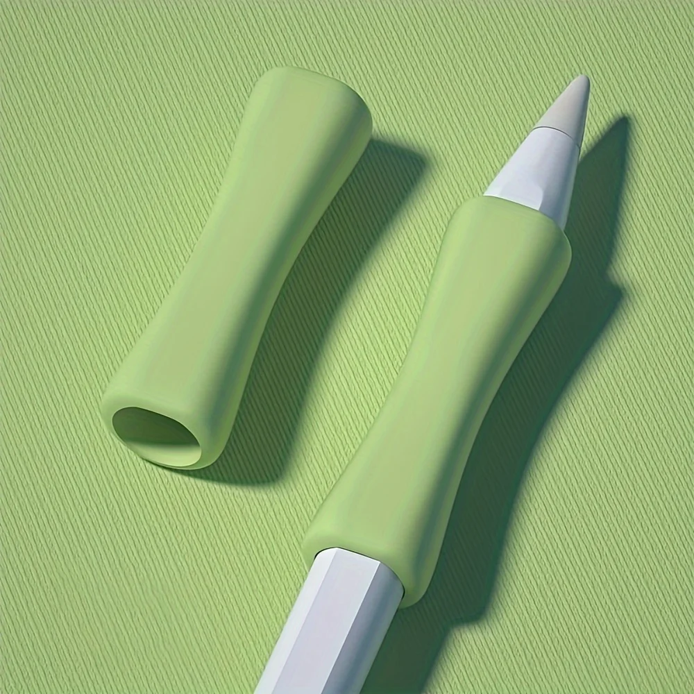 Silicone sleeve for touch pen grip, sweat resistant and slip resistant design, universal compatibility, ergonomic writing aid