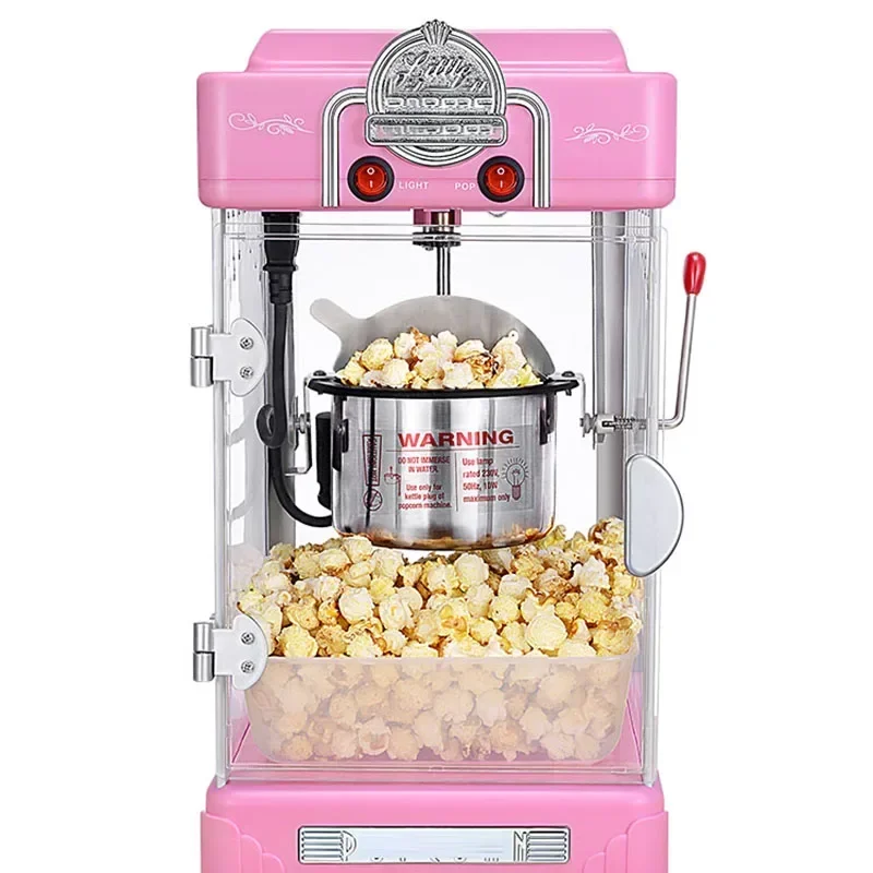 New Popcorn Maker Commercial Household Corn Machine small children's popcorn machine ball non-stick pan 2