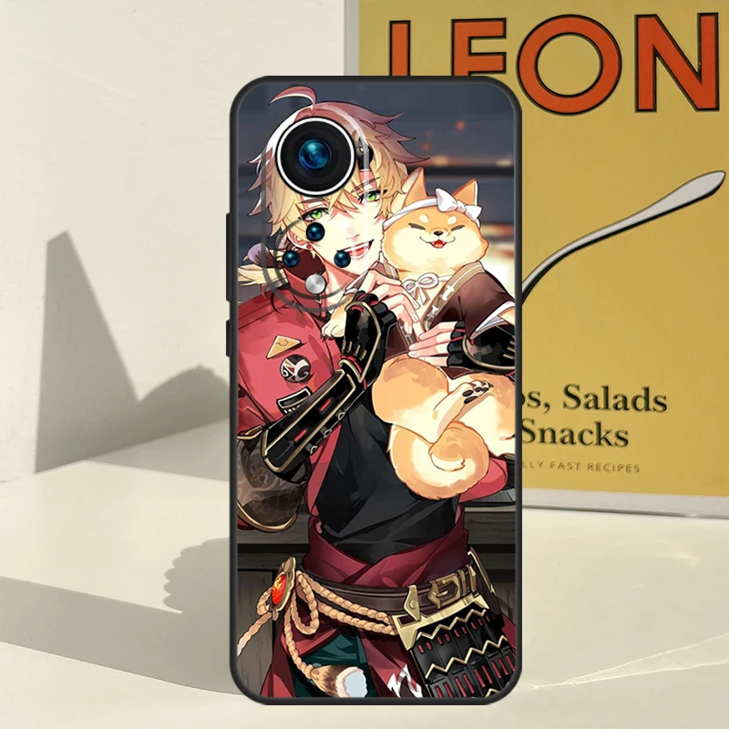 Enhanced Protective Thoma Design Genshin Impact Phone Case