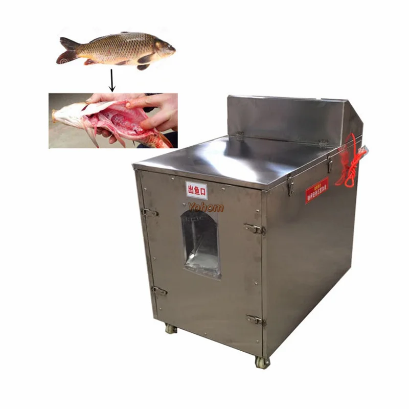 Automatic Fish Scale Remover Cleaning Machine 400-600KG/H Fish Kill Bag Fillet Processing Machine Fish Peeler Scraper Machine household automatic wireless scraping tool electric fish scale scraper remover scraper