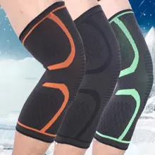 

1PCS Fitness Running Cycling Knee Support Braces Elastic Nylon Sport Compression Knee Pad Sleeve for Basketball Volleyball