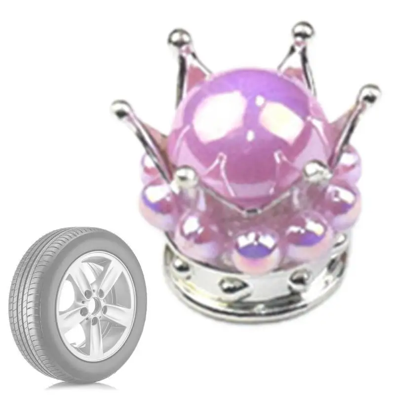 

Car Tire Valve Stem Caps Rhinestone Car Stem Covers Rhinestone Universal Tyre Wheel Caps Cover For Cars Trucks Motorcycles