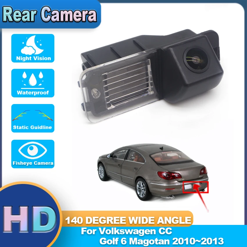 

Waterproof High quality RCA Car Rear View Reverse backup Camera rearview parking For Volkswagen CC Golf 6 Magotan 2010~2012 2013