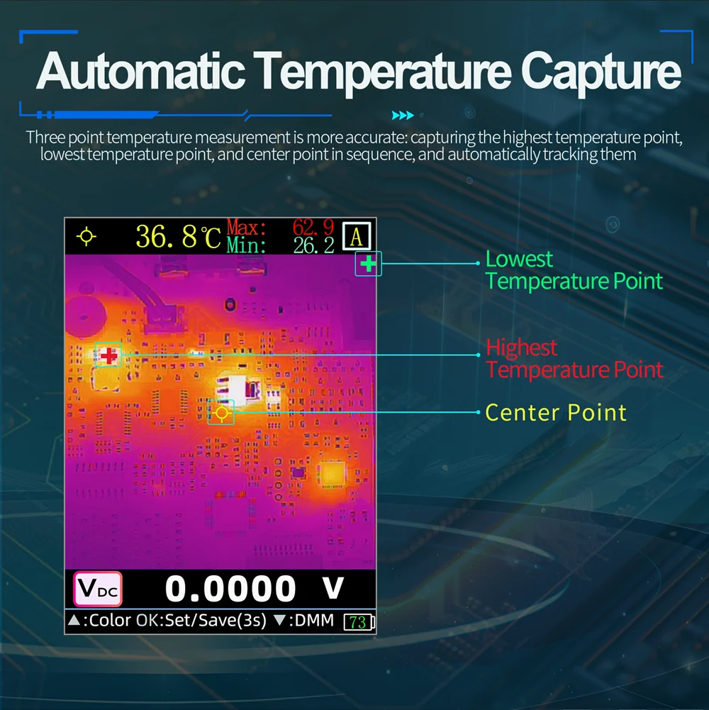 High Precision Infrared Thermal Imager ISR 240*240 Thermal Imaging Camera Magnetic Macro Lens for PCB Circuit HVAC Pipe Inspect