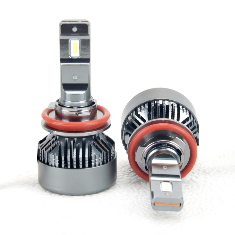 Светодиодные фары canbus H4 H7 H1 9005 9006 H11 12 в 6000K, 2 шт.