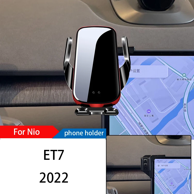 

Wireless Charger Car Phone Holder Mount Stand For Nio ET7 2022 Adjustable GPS Navigation Mobile Bracket Install Accessories