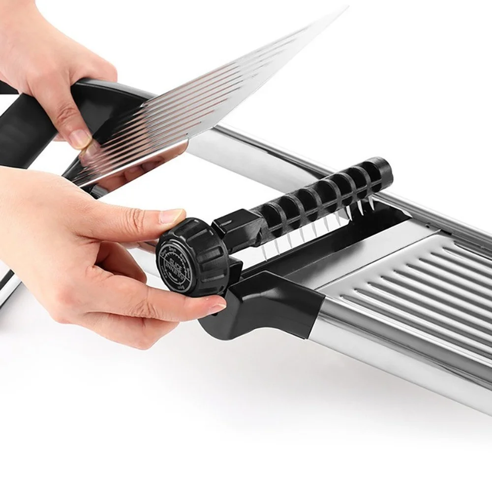 304 Stainless Steel Adjustable Mandoline Vegetable Slicer Professional Cutter Vegetable Grater with Blades Kitchen Gadgets