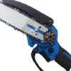 Drillpro 1/4''P 8 Inch Chainsaw Guide Bar And Saw Chain Set 45 Drive Link Brushless Electric Saw Wood Cutter Chain Power Tool 5