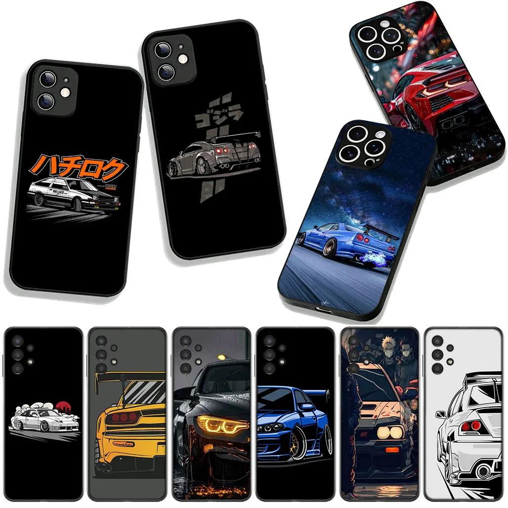 Supercar Cartoon Protective Phone Case - Vibrant Design Phone Cover