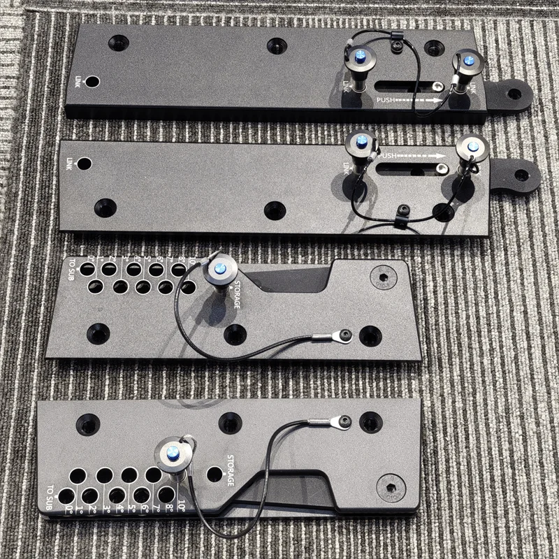 MW Audio 12" Aluminium Line Array Rigging-Kit, 4-Punkt-Hardware für professionelle Bühnenlautsprechersysteme – Detail 9