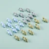 LOFCA 24Pcs food grade mini silicone dinosaur beads Cute cartoon Rodent BPA-Free Teething necklace Care DIY jewelry toys 3