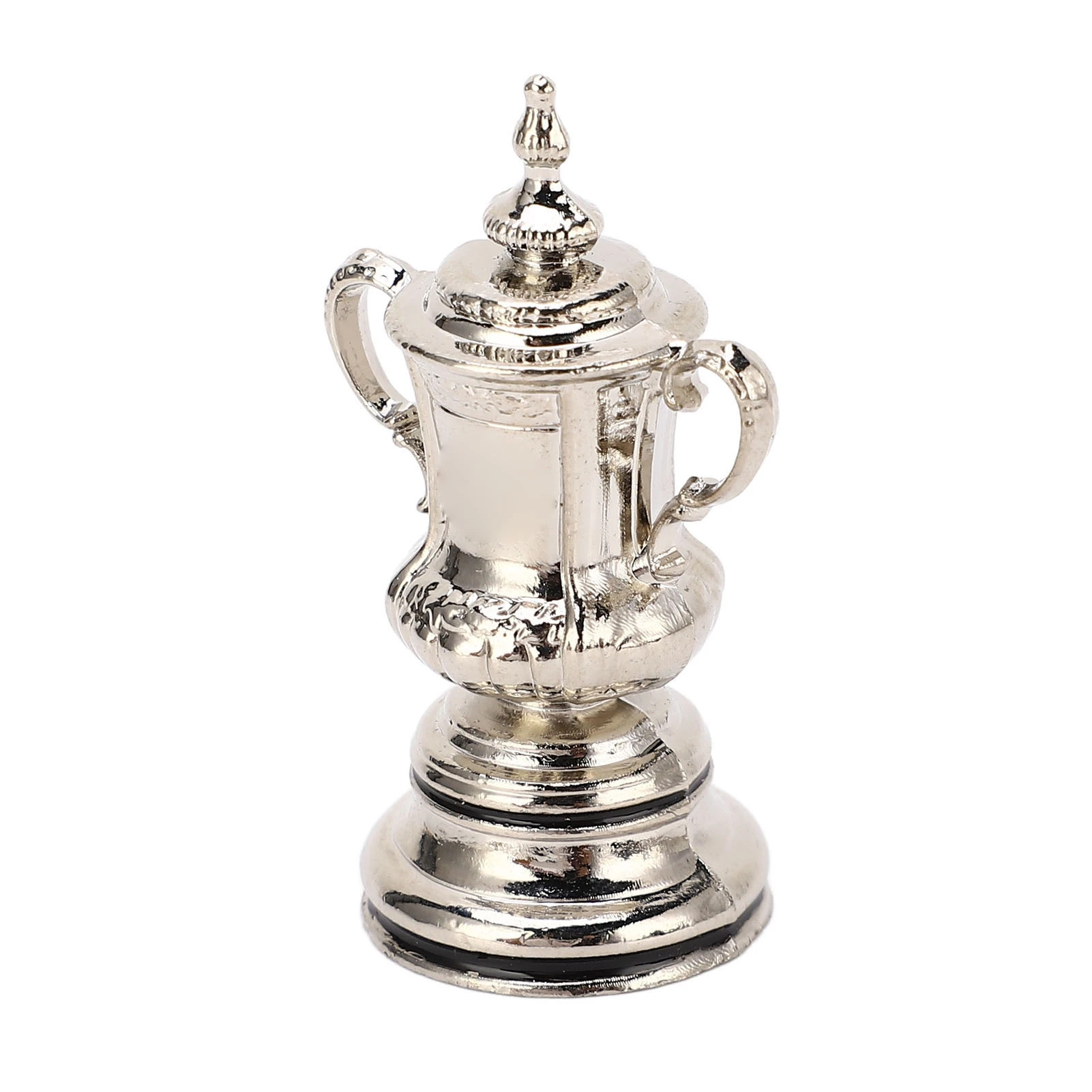 Miniature Soccer Game Cup - High Simulation Metal Football League Decor Ornament