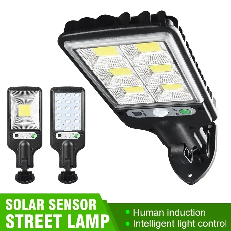 

New Solar LED Street Light 2500W 3 Light Mode Motion Sensor Outdoor Waterproof Garden Courtyard Porch Decoration Wall Lamp