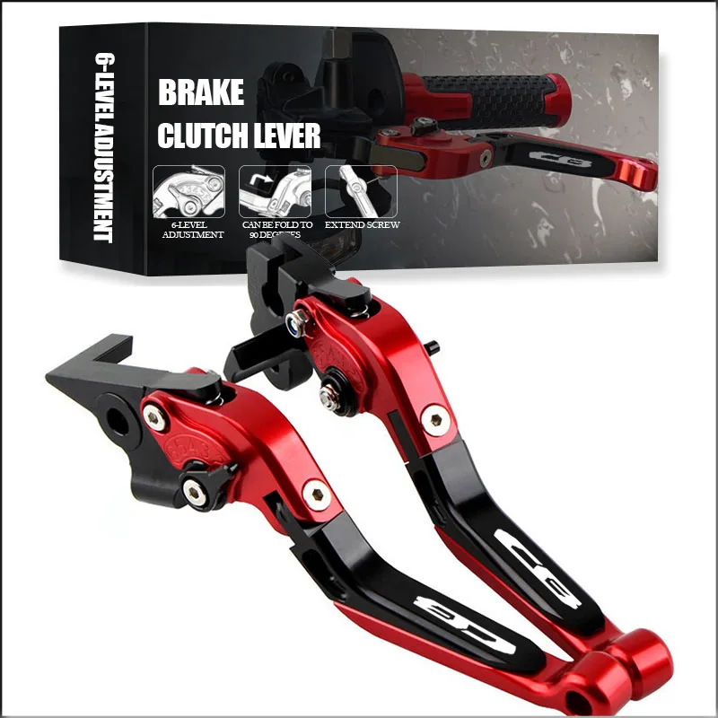 Set Di Leve Freno E Frizione Regolabili Per Honda CB125R, CB125F, CB500F, CB500X, CB300R E F/FA (2013-2021) – In Alluminio CNC, Corte A Due Dita, Antiruggine