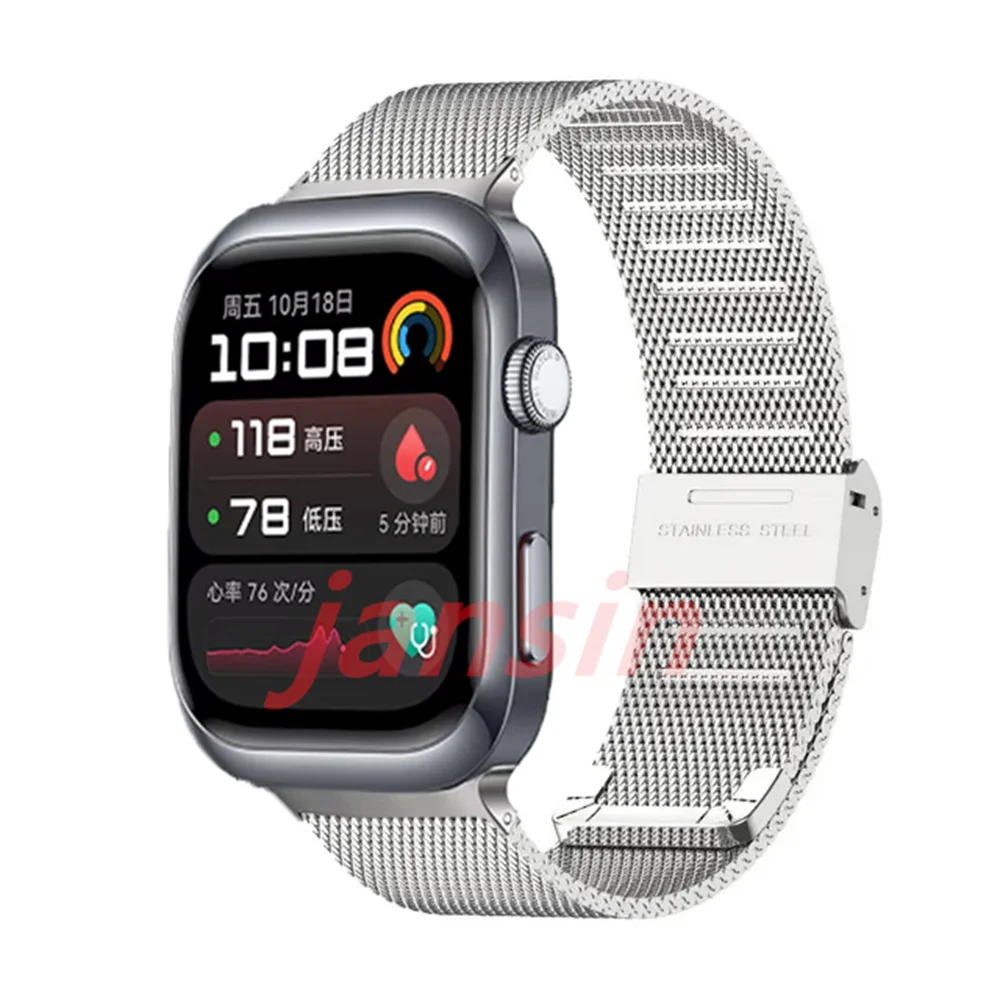 Stainless Steel Metal Wristband Bracelet - Business Watchband Accessory