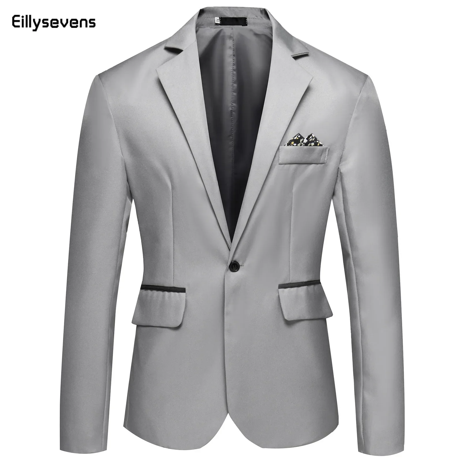 

Plus Size 6xl-M Fashion Mens Solid Color Suit Jacket High Quality Business Slim Fit Casual Blazers Formal Social Wedding Tuxedo