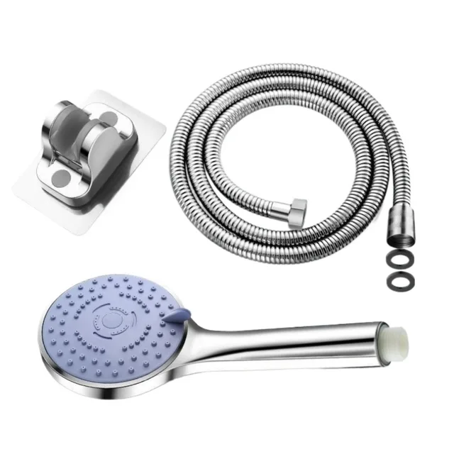 1PC soffione doccia a pioggia vasca da bagno pressurizzata doccetta 5 modalità ugello universale alto flusso d'acqua risparmia acqua accessori per doccia 1