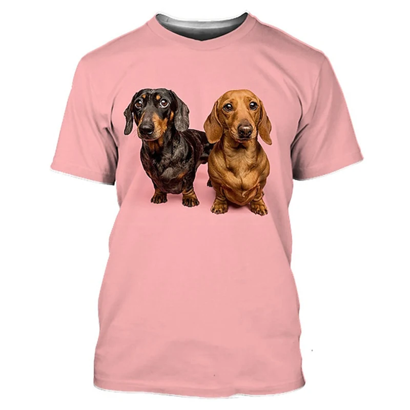 Dachshund 3D Print Oversized T Shirt