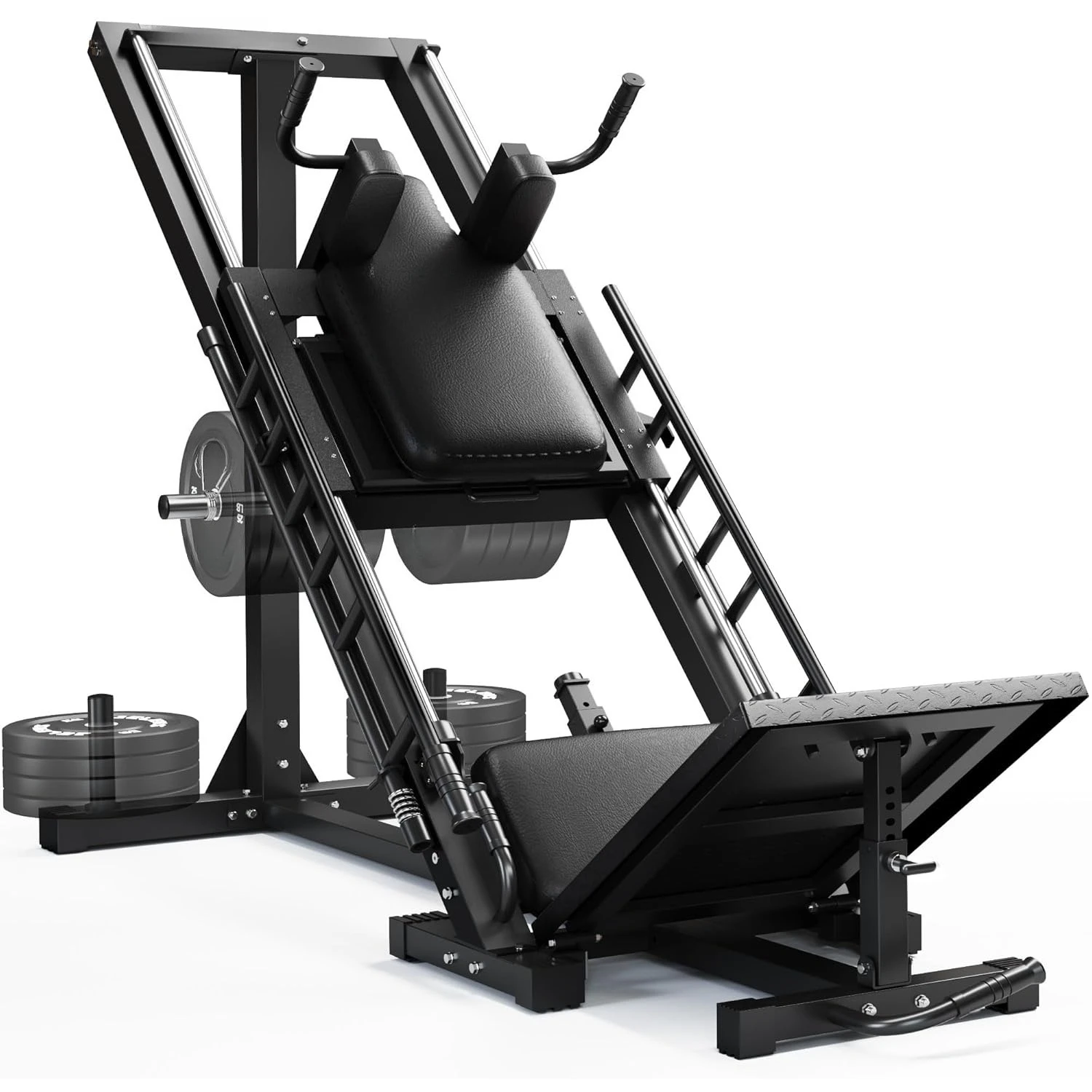 Leg Press Hack Squat Machine, Leg Machine for Home Gym with Linear Bearing, L11 Professional Adjustable Leg, Customized 1