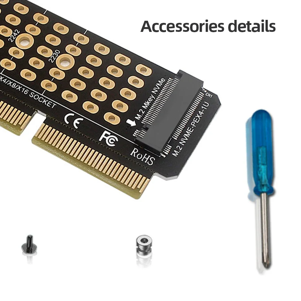 M2 NVME Adapter Card PCIE4 Accelerator for 2230-2280 SSD