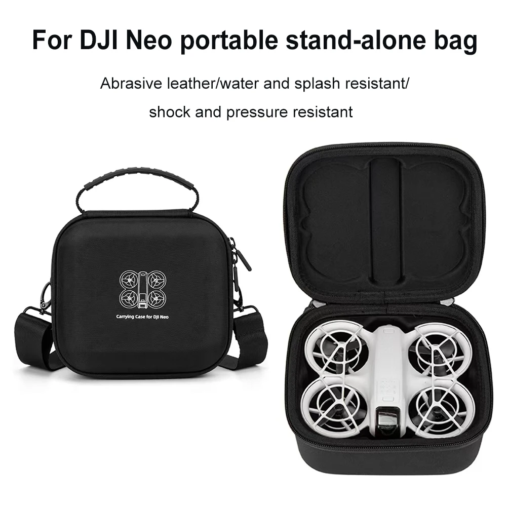 EVA Protective Carrying Case Shockproof Portable Storage Bag Waterproof Protective Travel Case Drop-resistant for DJI NEO Drone