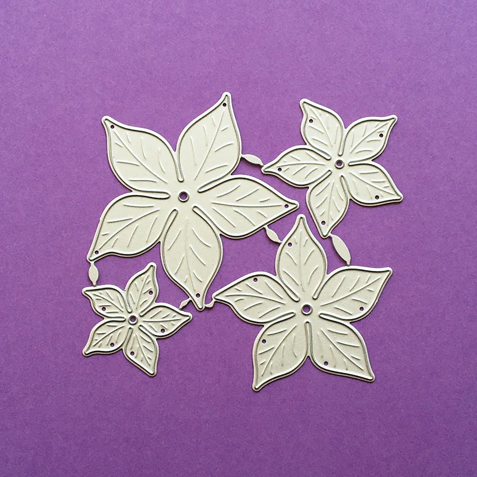 

Four petals Scrapbooking Cutting Dies Yiwu stock clearance DIY Paper gift Card Making metal craft Album