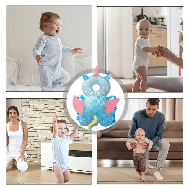 Baby Head Protector Toddler Safety Cushion Cartoon Turtle Backpack Security Pillows Head Fall Protection Pad Soft Cotton Cushion 5