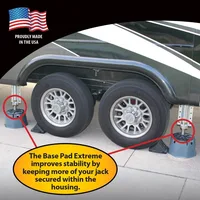 JBP-712.6 Base Pad Extreme - 7" Height, 6000 lbs. Capacity, Pack of 6 2