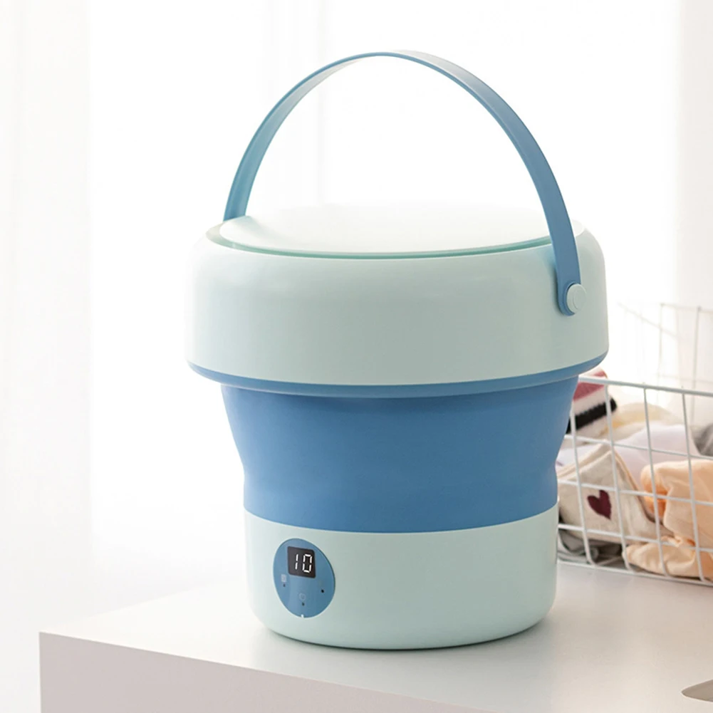 Description Picture 4 of item5L Mini Turbo Dishwasher On-Screen Countdown Foldable Portable Dish Washer Vegetable Washing Machine Household