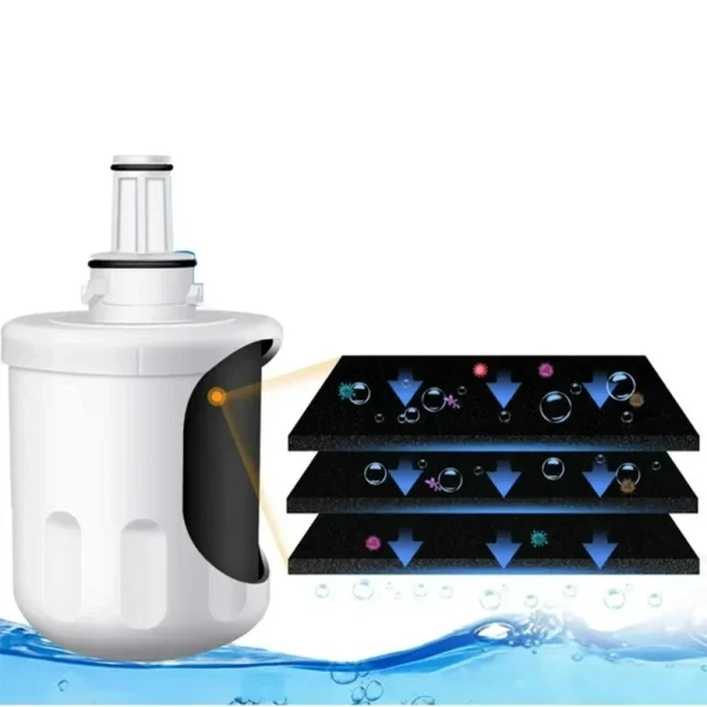 Замена фильтра воды для холодильника Samsung DA29-00003F aqua-pure Plus DA29-00003B, DA29-00003A, hafcu1 6