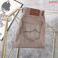 BILLIONAIRE BLSK CPRT Jeans Thin Cotton Men 2025 Spring Summer new Business Embroidery Straight outdoors Big size 30-40 Pants 1