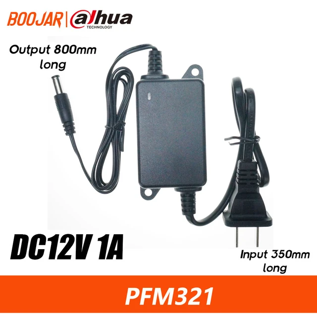 Dahua – adaptateur d'alimentation 12V 1a DC PFM321D-BS UK, avec indicateur  lumineux, protection précise contre les surintensités et les surtensions,  accessoire de vidéosurveillance IP - AliExpress