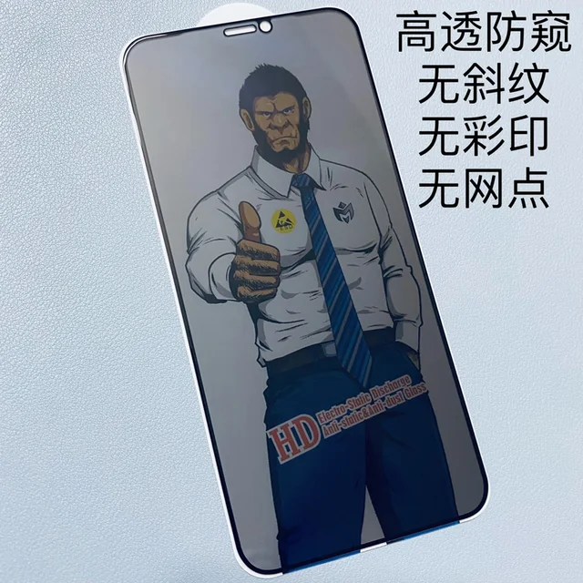 2PCS ESD Clear AG matte Privacy Gorilla Tempered Glass Screen Protector For iphone 16e 16 15 14 13 12 11 Pro XS MAX XR 7 8 Plus 4