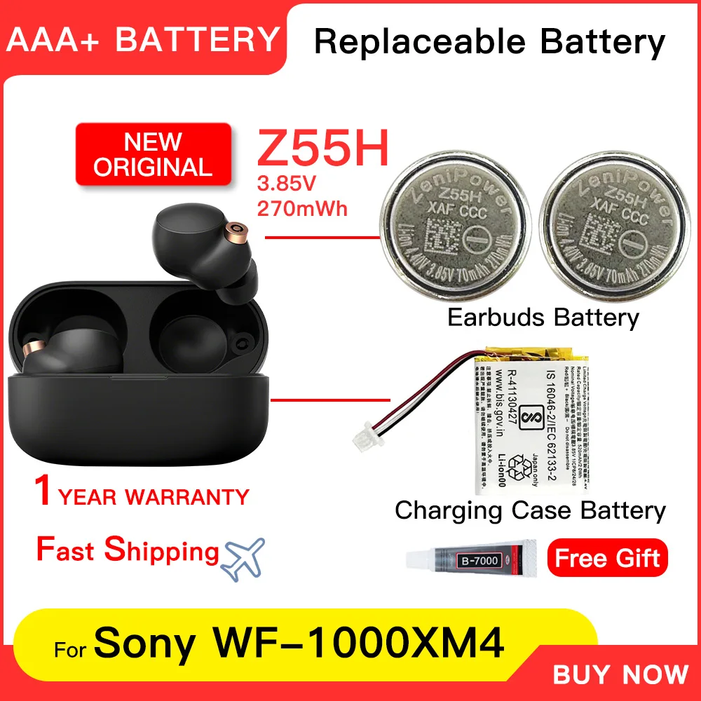 ソニーWF-1000XM4用純正バッテリー,Bluetoothヘッドセット,ツール