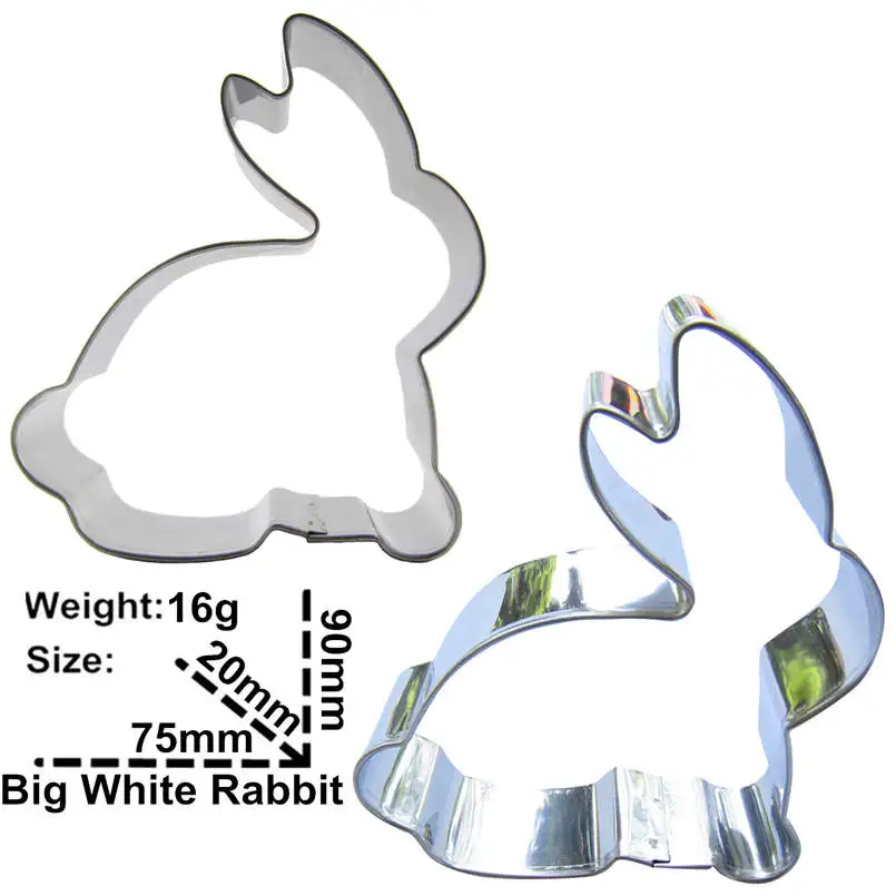 Cartoon animal shape stainless steel biscuit cutter biscuit embossing embossing machine syrup cake chocolate baking mold cookie cutter baking mold baking decorating tools