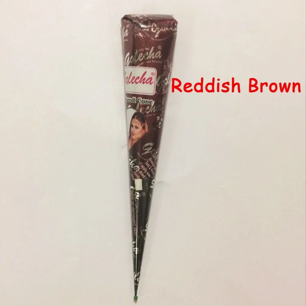1PC Indian henna tattoo paste cone body paint natural herbal heena mehndi temporary tattoo kit skin paint cream henna cones