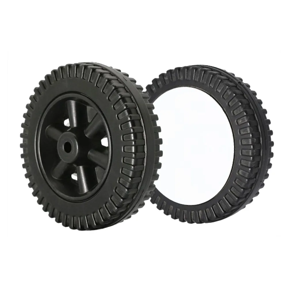 AIDNTBEO Ruote di ricambio per griglie a gas e altre marche, da 15,2 cm, 2 pezzi, ruote per forno e barbecue, colore nero