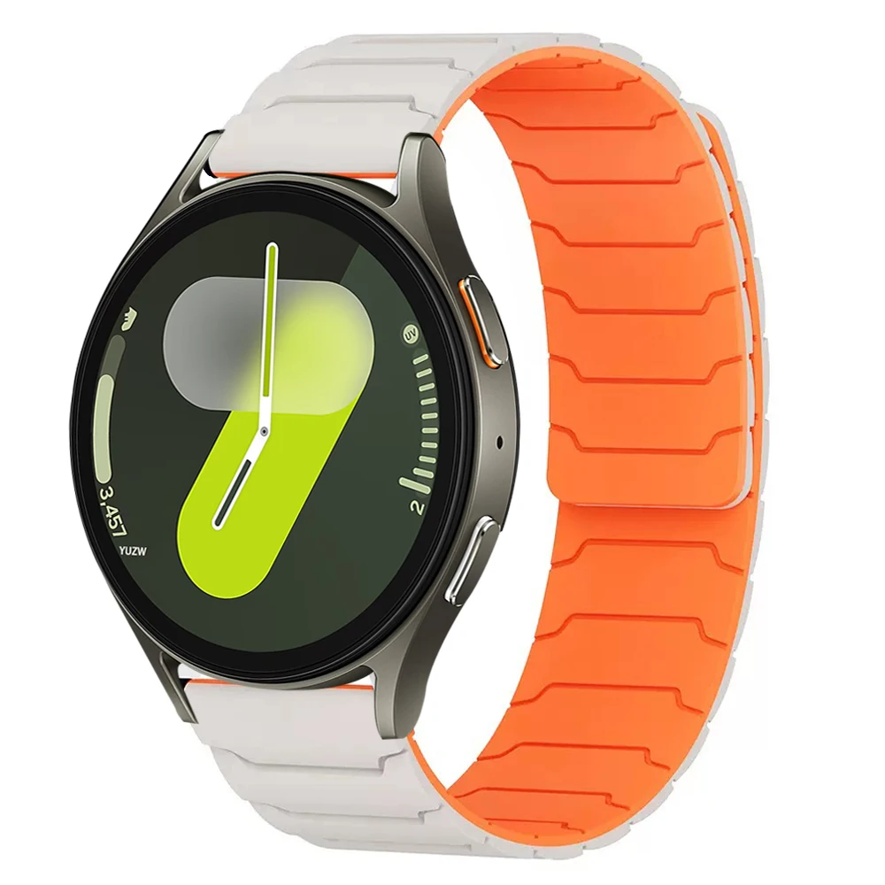 Magnetic Stainless Steel Smartwatch Bracelet Strap, 20mm/22mm, Universal Fit