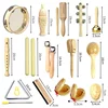 Children Musical Instrument Toys Montessori Natural Wooden Drum Harmonica Orff Instrument Kindergarten Music Play Learning Toys 6