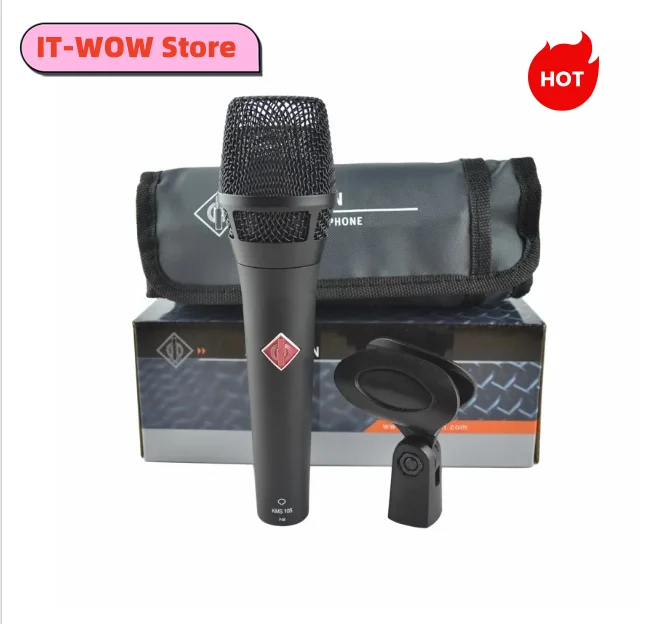 

Free Shipping Top Quality KMS105 Supercardioid Condenser Vocal Microphone ,Condenser Microfonos,Studio Condenser Microphone