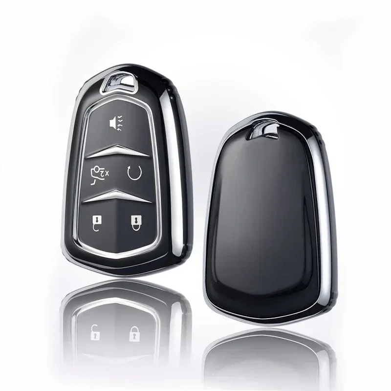 

TPU Car Key Case Cover Shell For Cadillac ATS CT6 CTS DTS XT5 Escalade ESV SRX STS XTS 28T XT5 28E XT4 XT6 ATS-L CT5 CT4 CT6