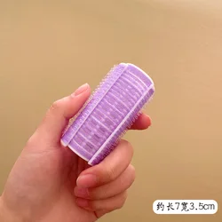 Self - Adhesive Magic Hair Roller - Portable Pink Styling Tool for Easy DIY Hairdressing (Purple  3.5cm)