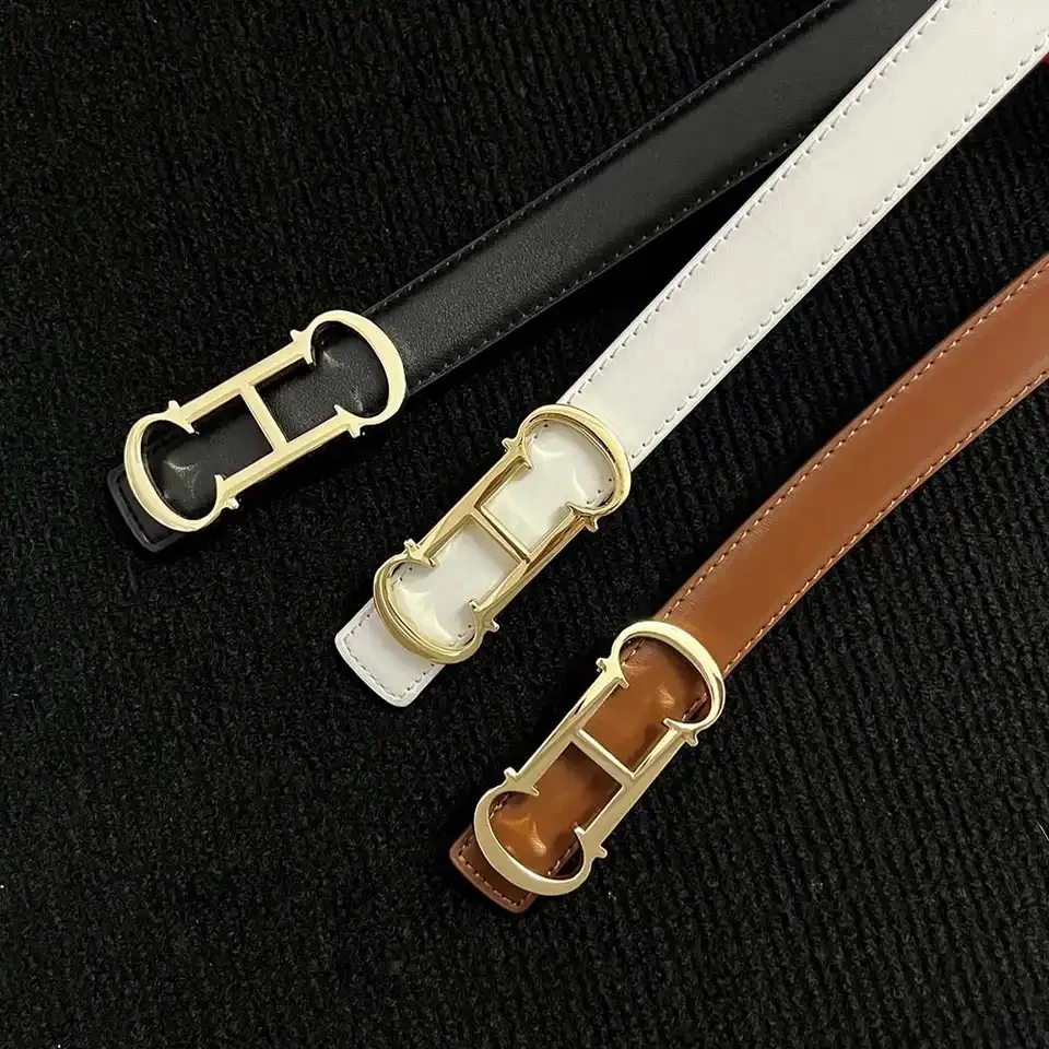 Leather Belt Women Luxury Design Ladies Belt For Women Waist Chic Dress Party Girl Belts For Jeans