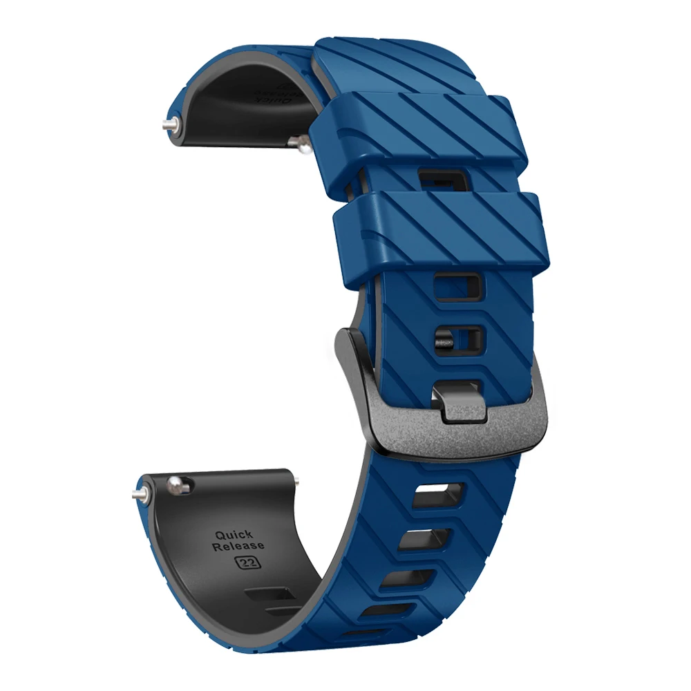 Sport Silicone Watch Band – 22mm Replacement Wristband Accessory