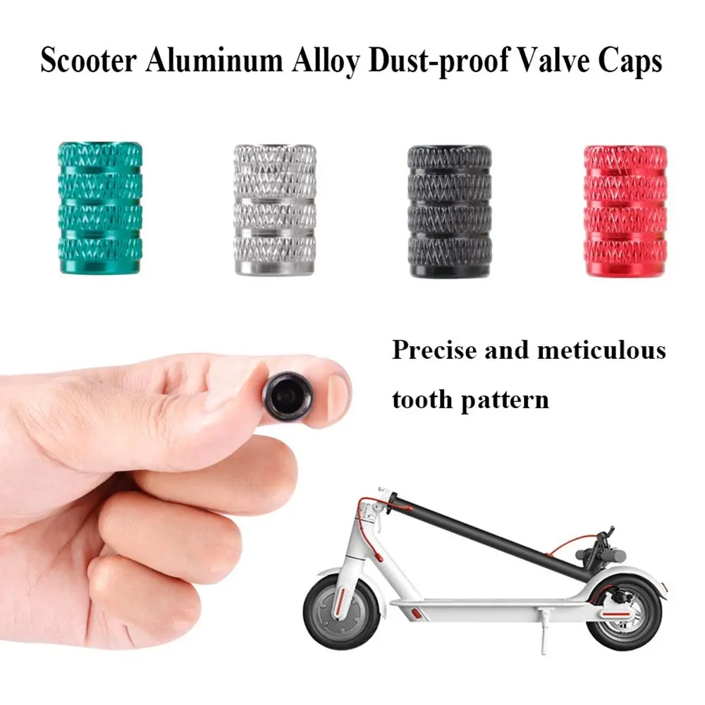 4 Colori Per Accessori Xiaomi Mijia Parti Di Scooter In Lega Di Alluminio Tappi Valvole Universali Per Scooter Tappi Valvole Per Scooter