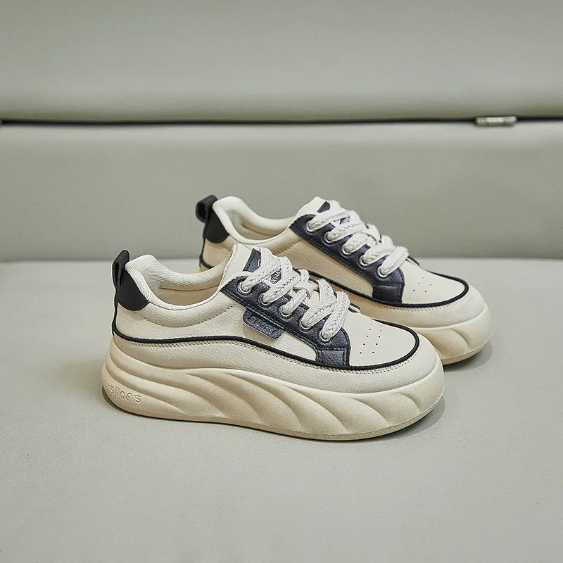 Spring & Summer Women Shoes Fashion Sneakers Thick-Soled Increase Breathable Sports Casual Size 35-40