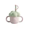 Silicone Baby Training Cup with Straw Leakproof & Heat-Resistant Toddler Water Bottle for 6-24 Months Infants Learning to Drink 1