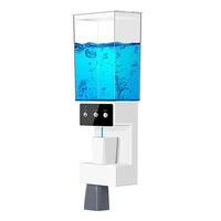 Automatic Mouthwash Dispenser With 2pcs Magnetic Cups For Household Oral Health Bathroom Wall Mounted 700ml 14.8x4.25x2.7inch 1